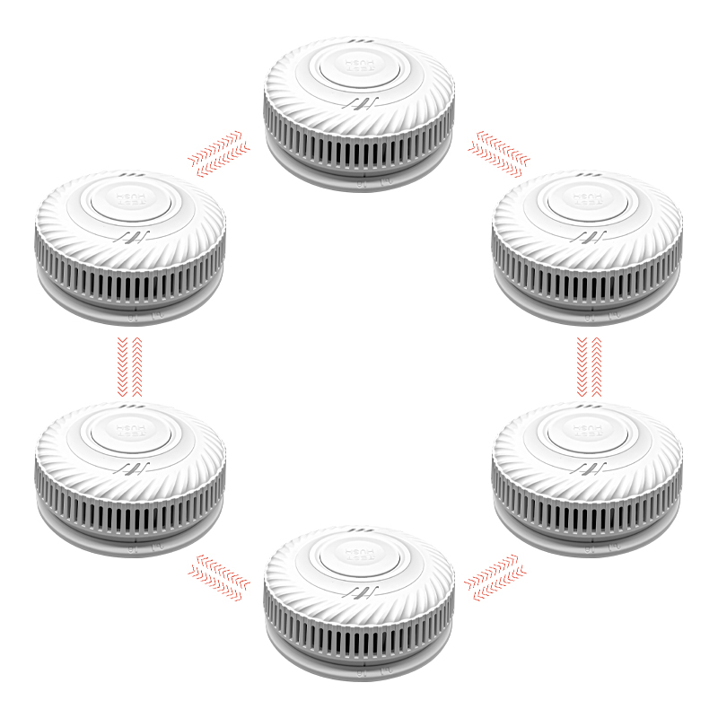 Smoke Detector Interconnected - Interconnected Smoke Alarms 10 Year Battery