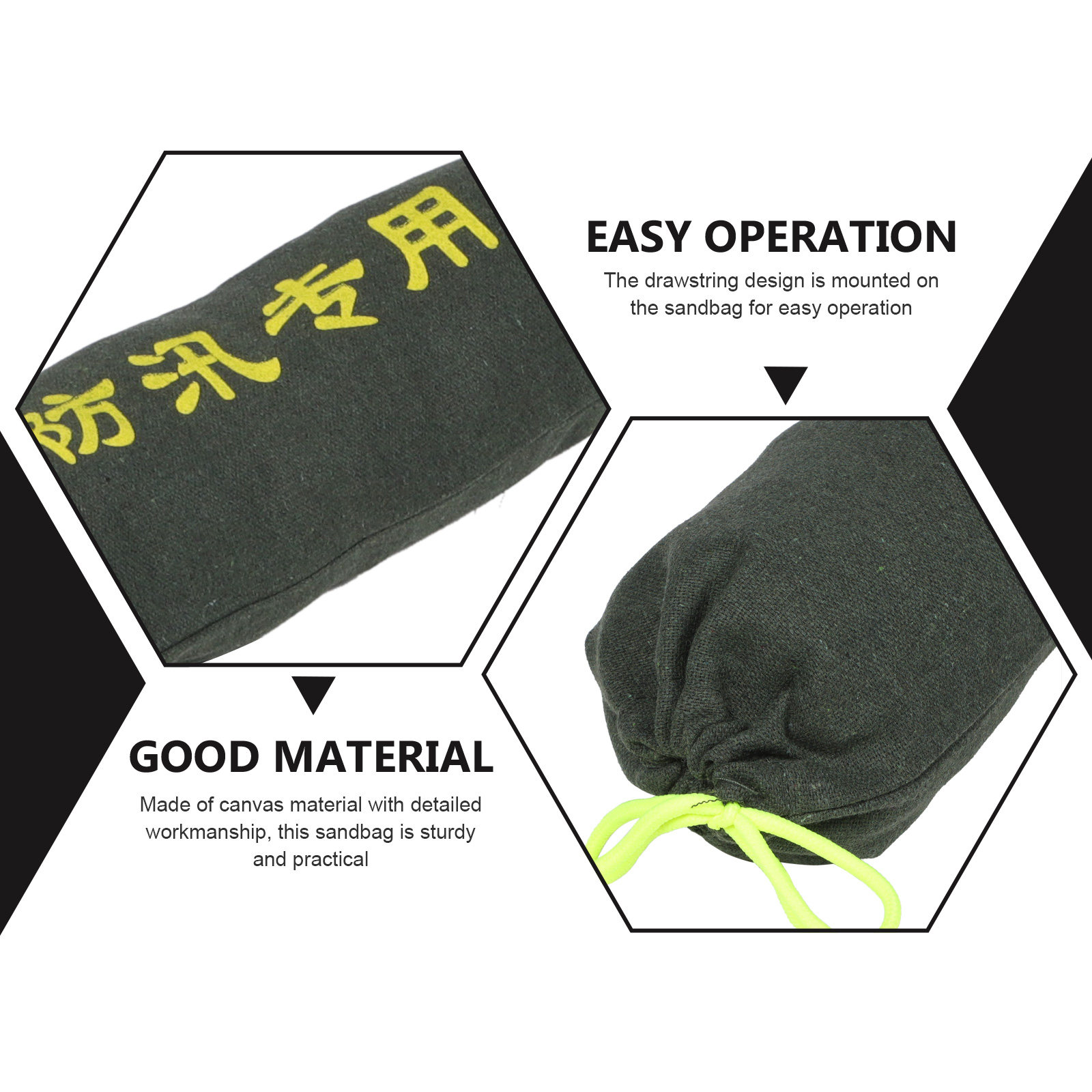 2Pcs Thickened Canvas Sandbags - Flood Barrier Bag review and price