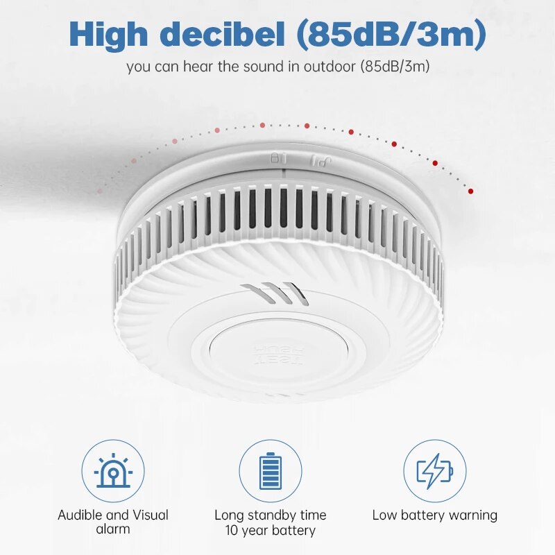 1pc Smoke Detector Warning, In - Smoke Detector Interconnected review and price