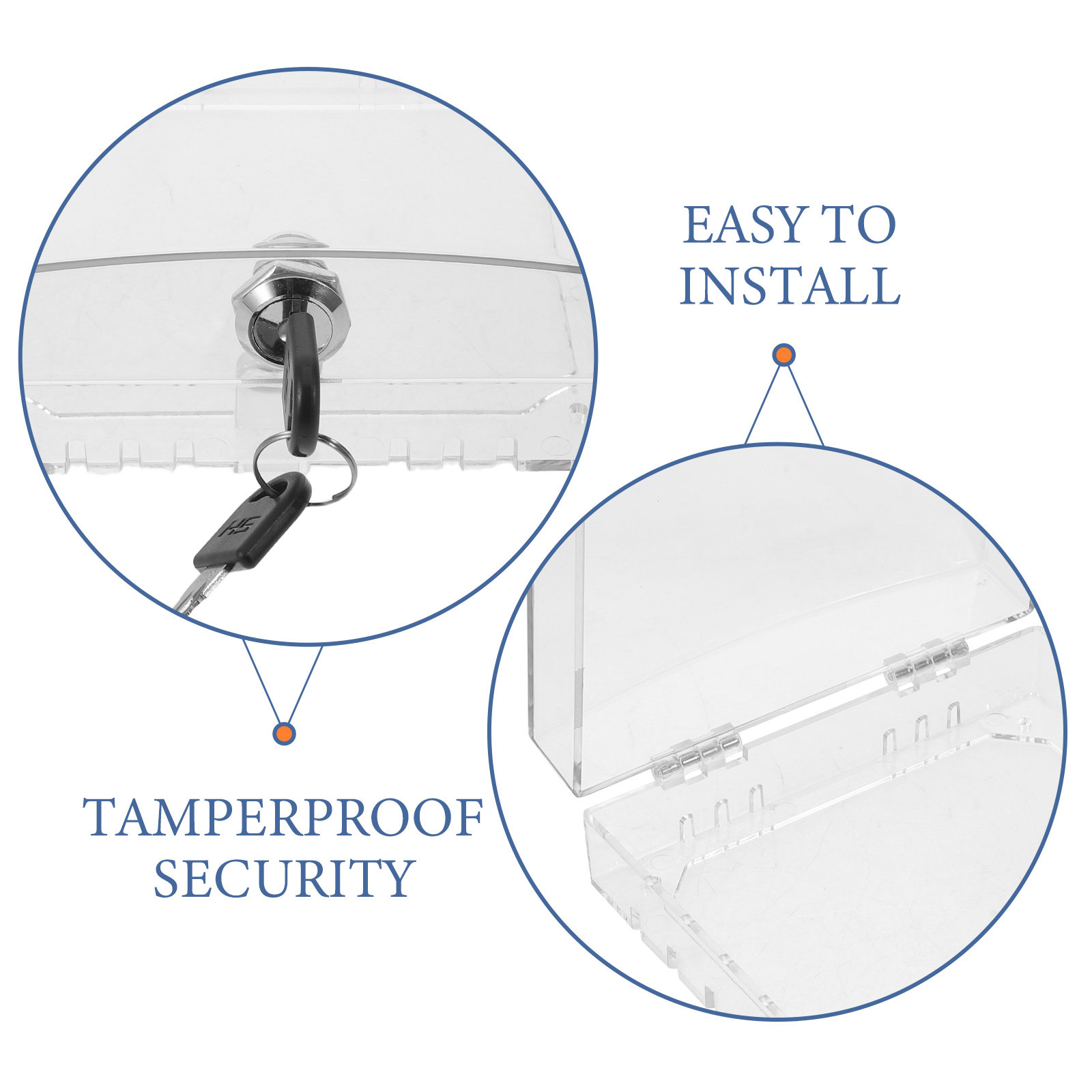 Lock Key Acrylic Thermostat Lo - Lockbox Key Secure review and price