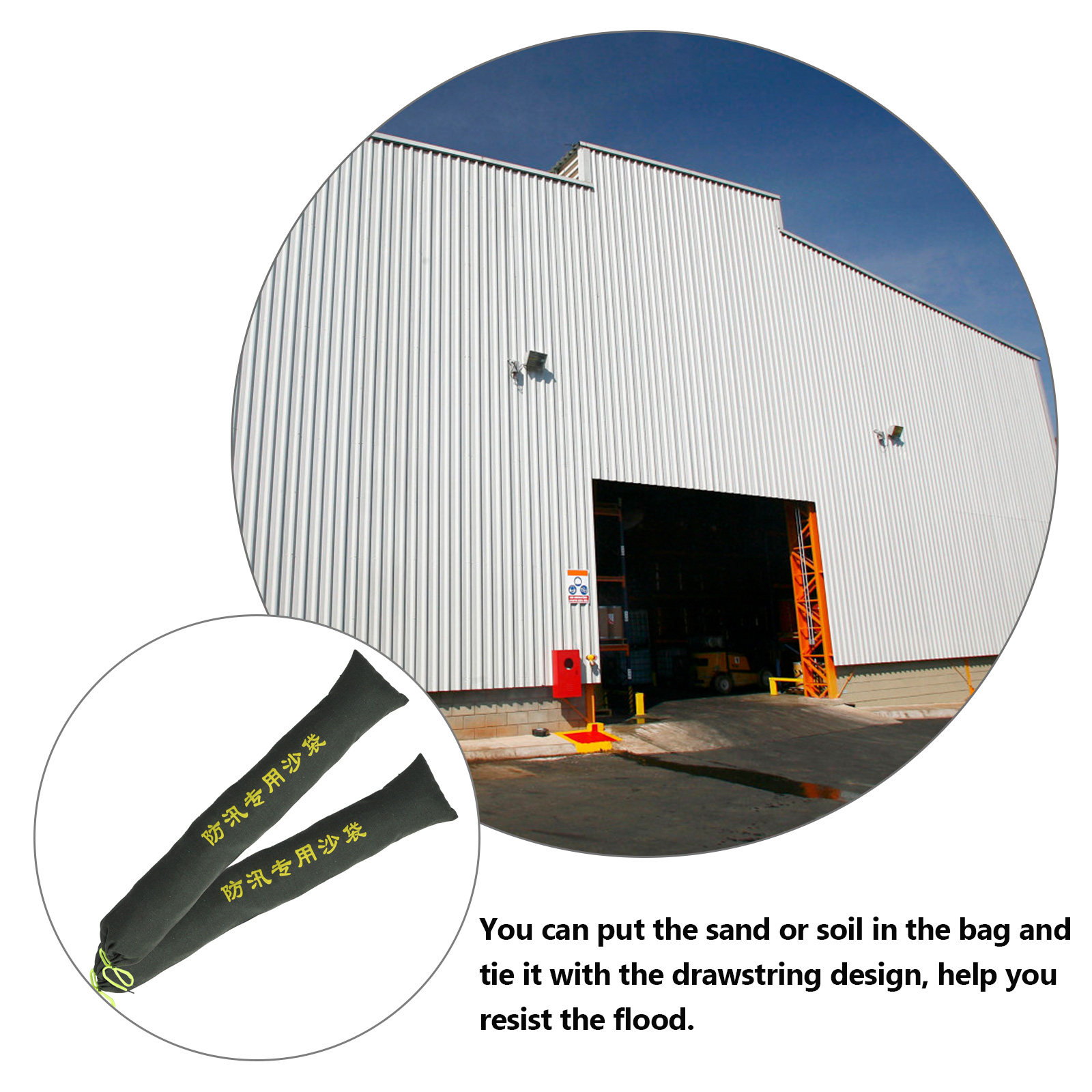 2Pcs Flexible Lightweight Sand - Flood Barrier Bag review and price