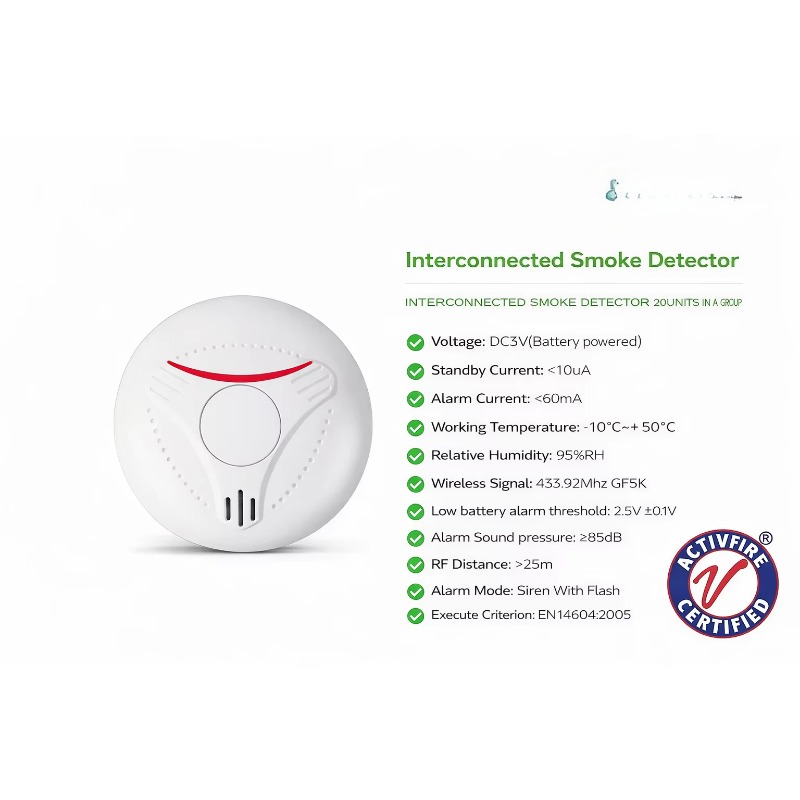 Activfire AU Standard AS3786 W - Smoke Detector Interconnected review and price