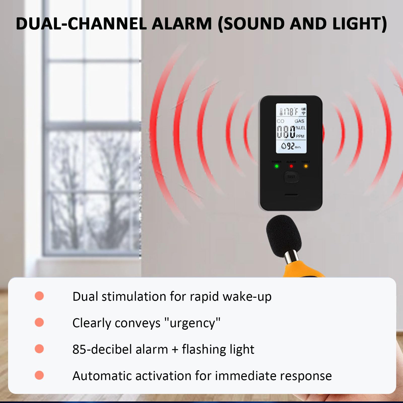 4-in-1 Gas & Carbon Monoxide D - Co Detector Plug review and price